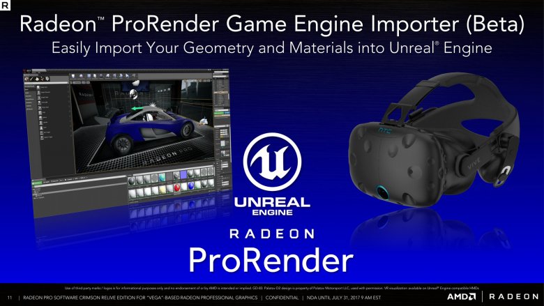 Radeon Pro Software Crimson Relive For Vega 11