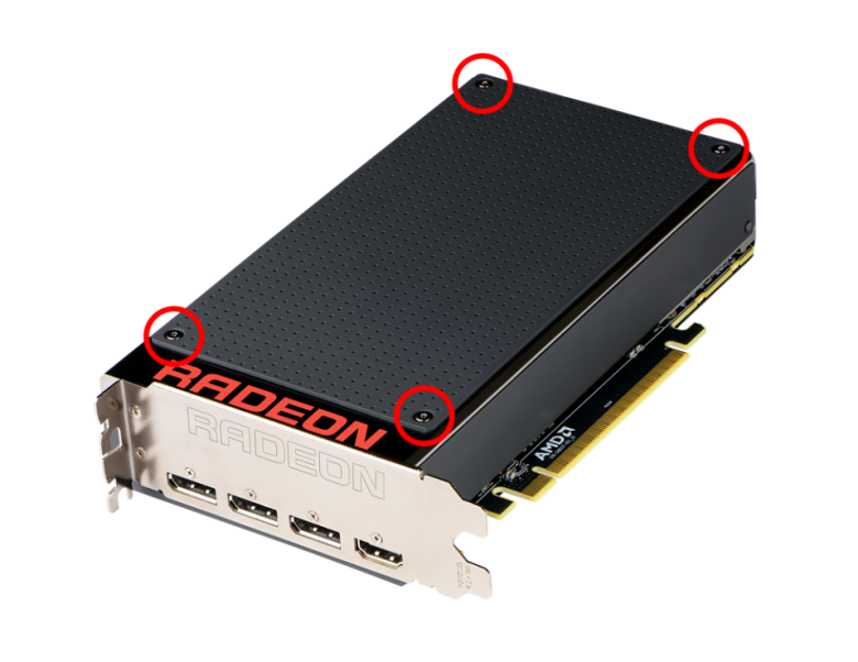 Radeon R 9 Fury X Front Plate Removal
