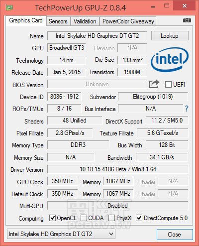 Skylake Es Gpu Z