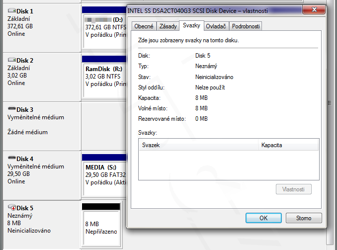 Ssd Intel 320 Series 40 Gb Po Zhuntovani Ma Jen 8 Mib