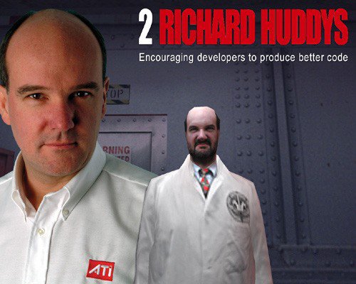 Two Richard Huddys