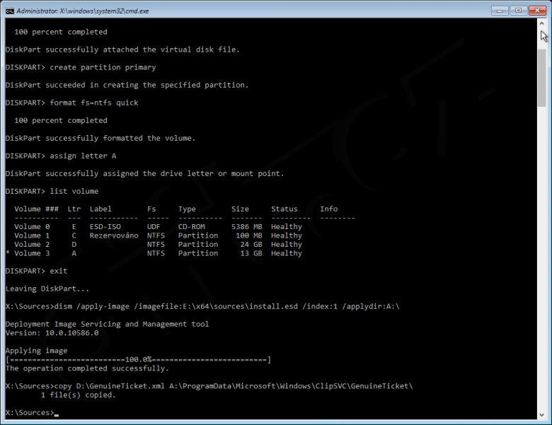 Win 10 Dism Apply Image Copy Genuineticket