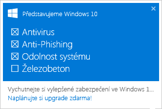 Windows 10 Zelezobeton