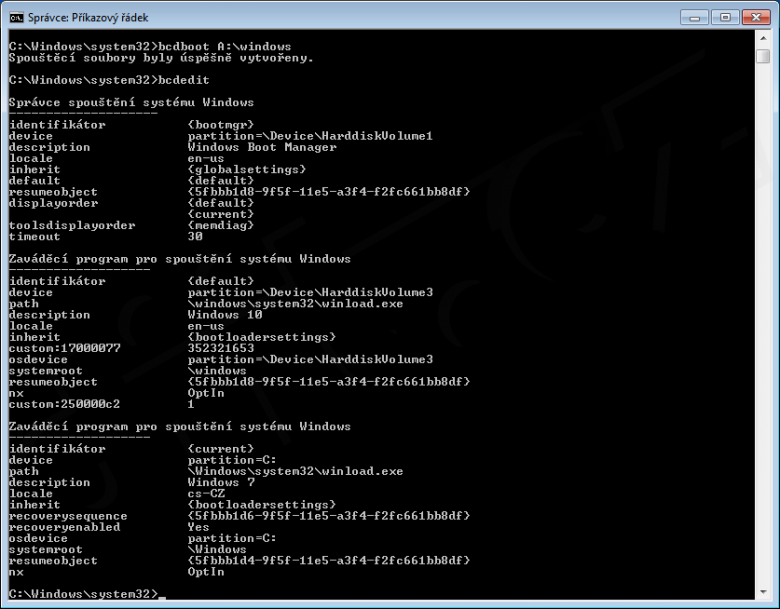 Windows 7 Bcdboot A Bcdedit