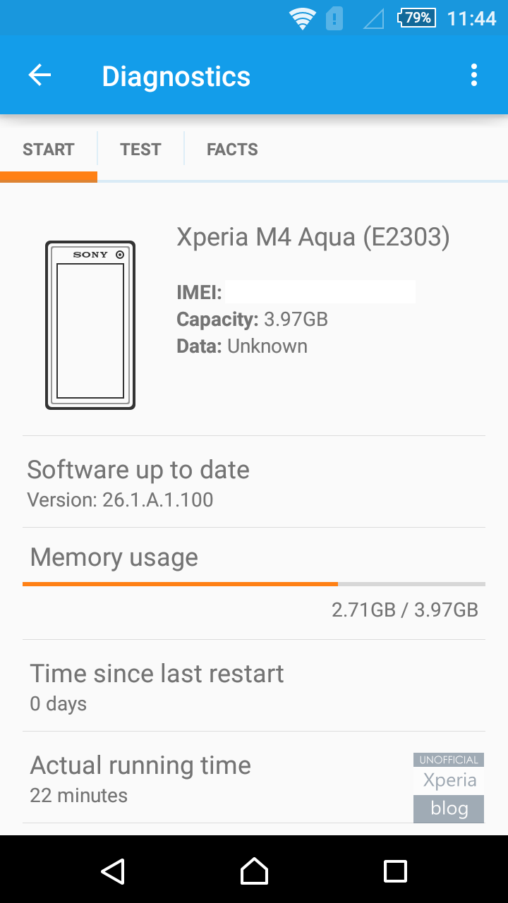 Xperia M 4 Aqua Storage 1