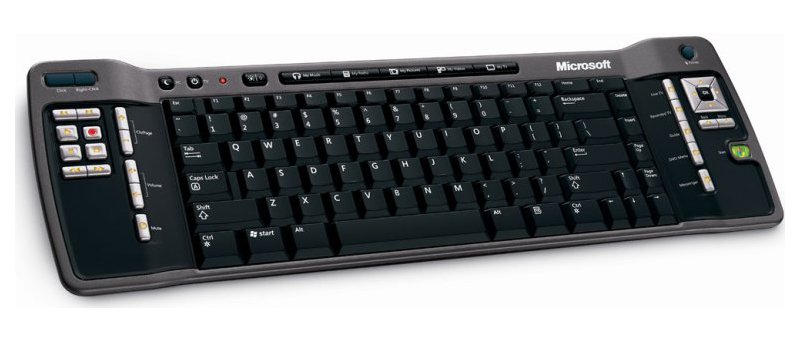 Remote Keyboard for Windows XP Media Center Edition