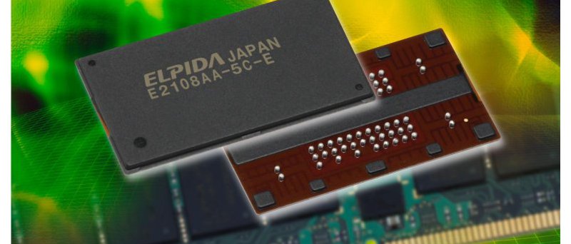 Elpida 2Gbit DDR2 paměťové čipy