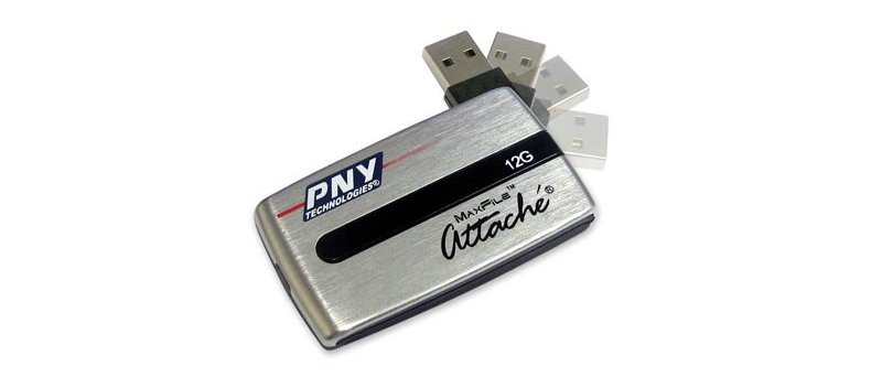 PNY MaxFile Ataché 12 GB