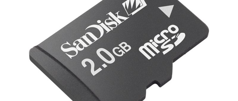SanDisk microSD 2 GB