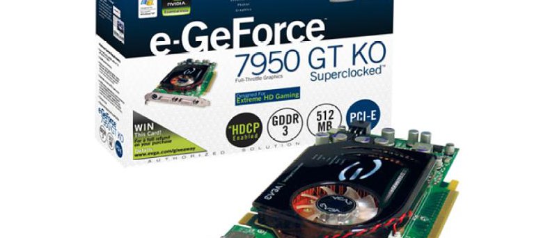 EVGA e-GeForce 7950 GT KO Superclocked 512MB