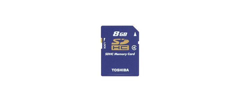 8GB SDHC Class 4 Toshiba