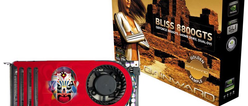 Gainward BLISS 8800GTS Golden Sample
