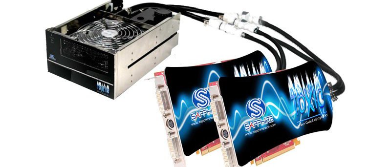 Sapphire Radeon HD 2900 XT TOXIC v CrossFire zapojení