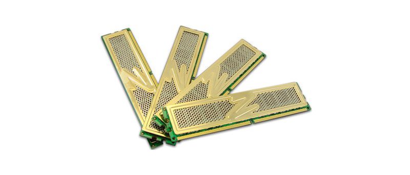 4GB OCZ PC2-6400 Gold Quad Kit