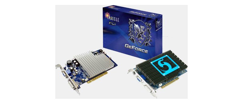 Sparkle GeForce 8500 GT a 7300 GT pro PCI