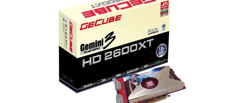 GeCube Radeon HD 2600 XT X2 Gemini 3