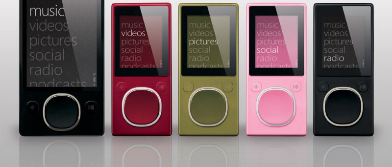 Microsoft Zune 8 a Zune 80