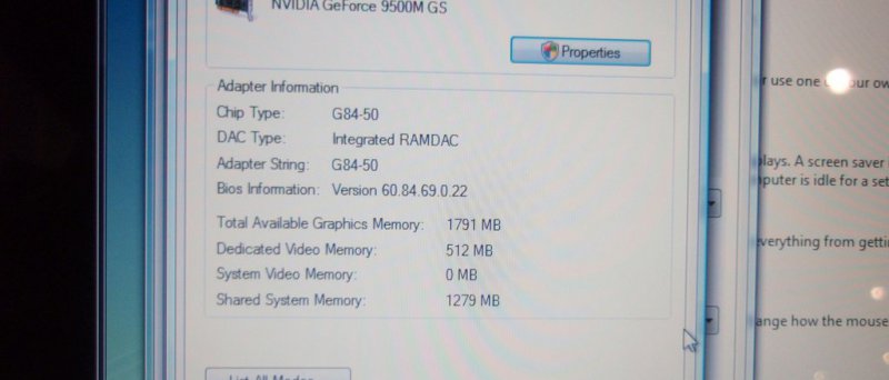 GeForce 9500M GS v ntoebooku Asus G1Sn