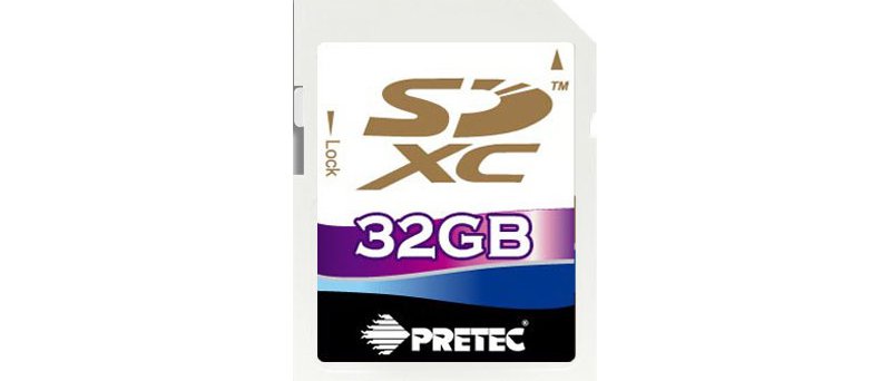 32GB SDXC Pretec