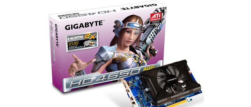 Gigabyte Radeon HD 4650 1GB pro AGP