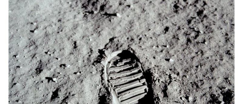 Apollo 11, otisk boty