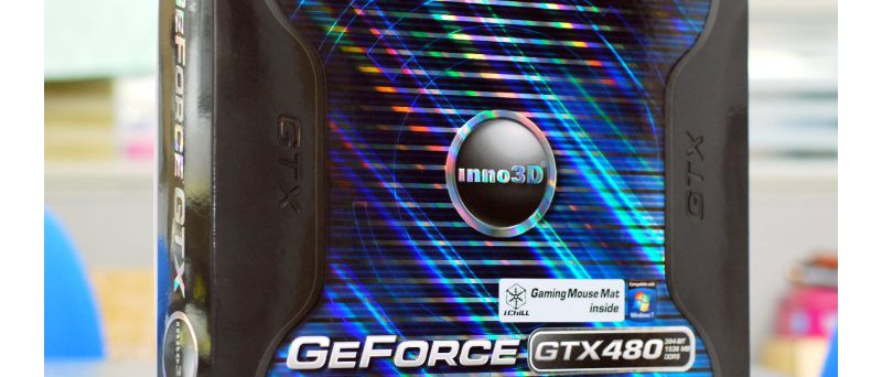 krabice od Inno3D GeForce GTX 480