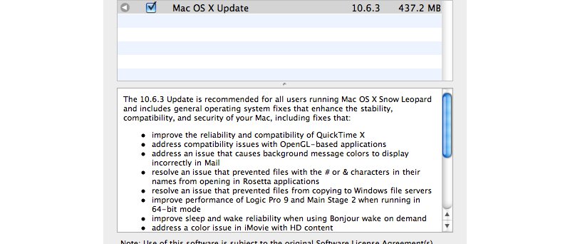 Mac OS X 10.6.3