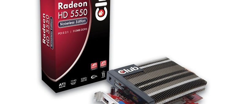 Club 3D Radeon HD 5550 Noiseless Edition