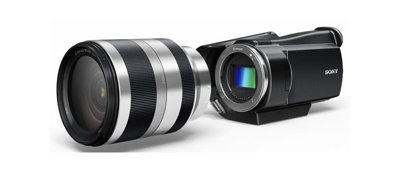 koncept video-fotoaparátu Sony