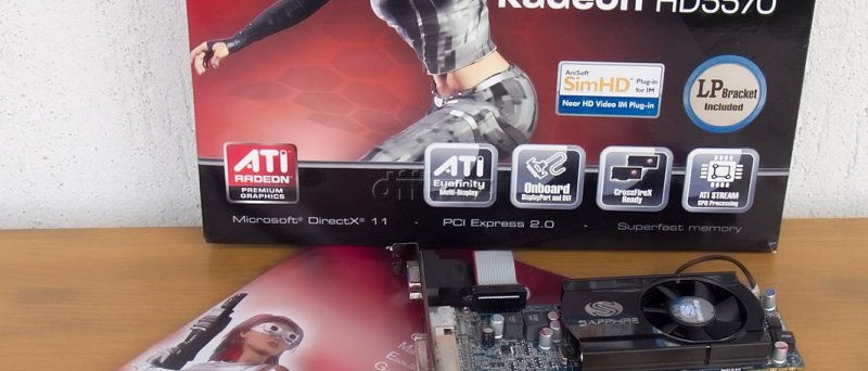 Sapphire Radeon HD 5570: obsah balení