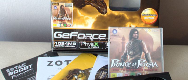 Zotac GeForce GTX 460: obsah balení