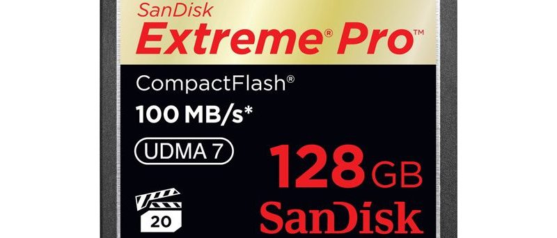 128GB UDMA7 CompactFlash SanDisk