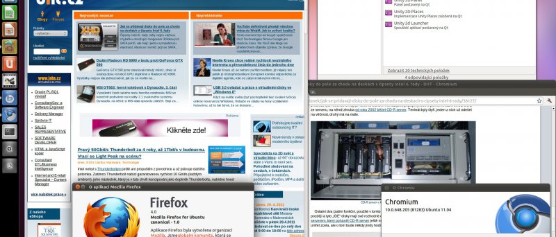 Ubuntu 11.04 s prostředím Unity