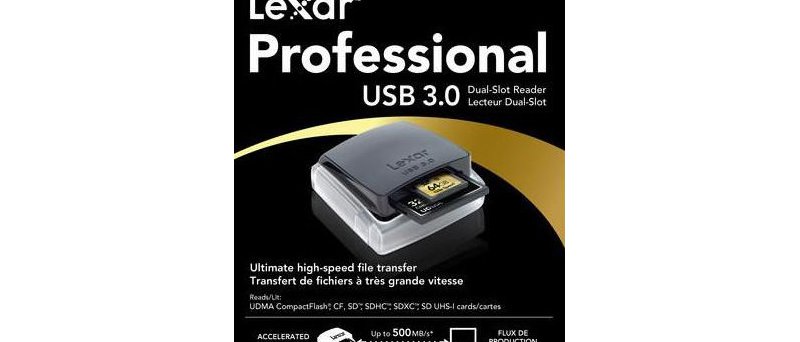 Lexar Professional USB 3.0 Dual-Slot Reader