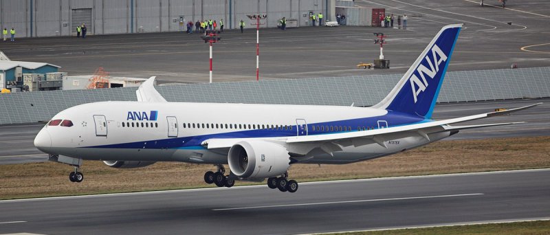 Boeing 787 Dreamliner v barvách ANA