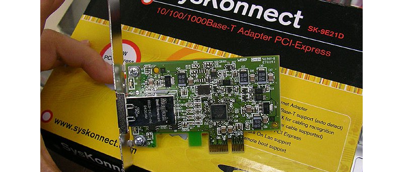 Gigabitová PCI Express karta od SysConnectu