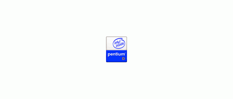 Pentium D logo staré