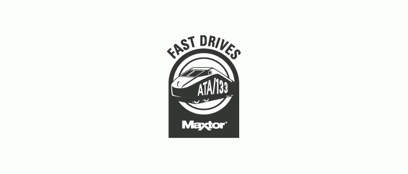 Maxtor Ultra ATA-133 Fast drive logo