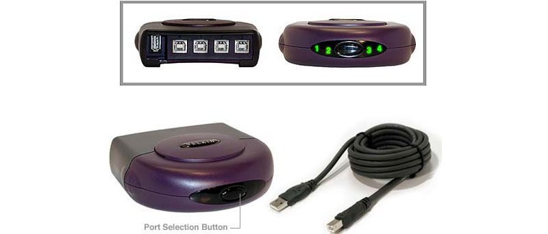 Belkin USB 4-Port Switch