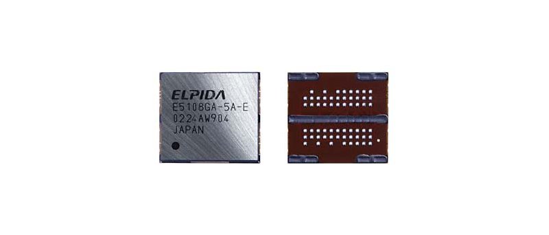 Elpida 512 Mb DDR-II chip