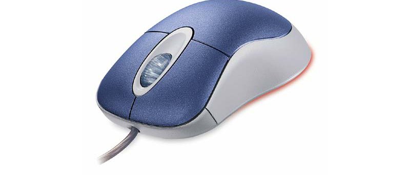Microsoft Optical Mouse Blue
