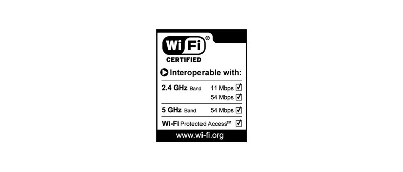 Označení Wi-Fi certifikovaného produktu