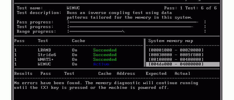 Microsoft Windows Memory Diagnostic