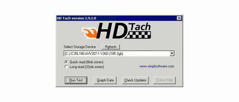 HD Tach 2.9.2.0 (3.0 beta)