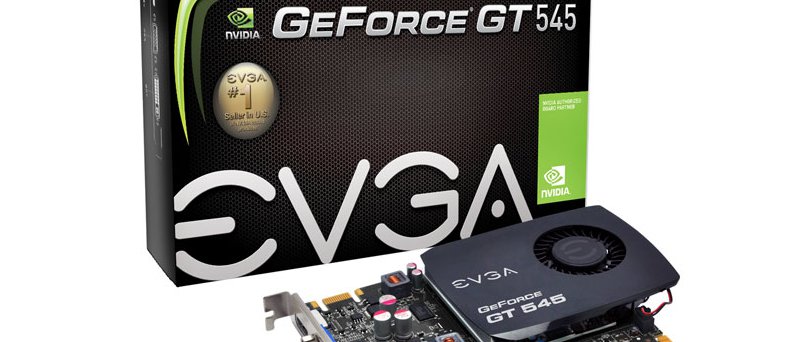 EVGA GeForce GT 545 balení