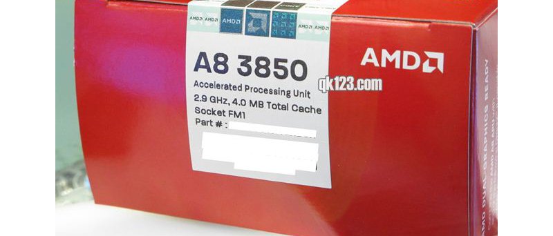 AMD Llano A8 3850 retail balení