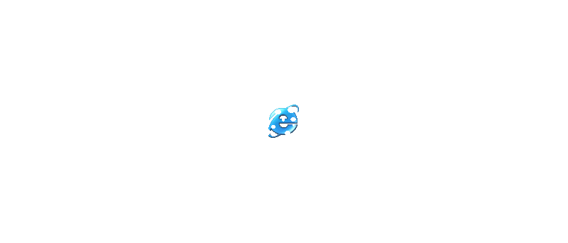 Děravý Internet Explorer logo