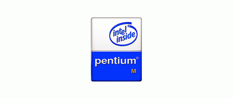 Pentium M logo staré