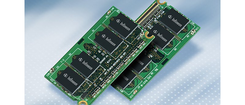 Infineon DDR2 Micro-DIMM memory module