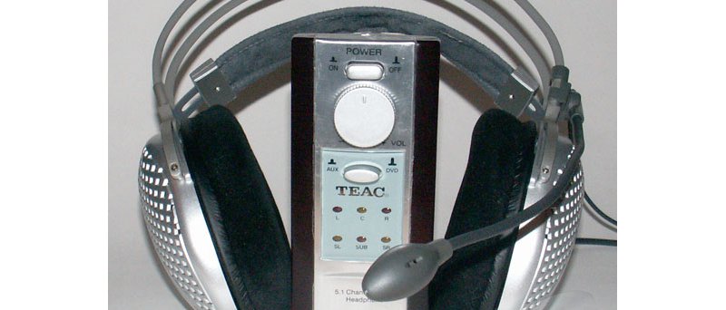 Sluchátka Teac PowerMax HP-10 s 5.1 zvukem